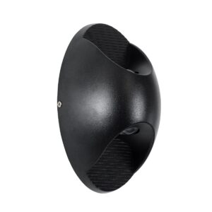 GloboStar® JEREMY 60532 Φωτιστικό Τοίχου – Απλίκα Αρχιτεκτονικού Φωτισμού Εσωτερικού/Εξωτερικού Χώρου Up & Down LED 10W 1000lm 60° AC220-240V Αδιάβροχο IP65 – Σώμα Αλουμινίου & Tempered Glass – Μ16 x Π10 x Υ7cm – Θερμό Λευκό 2700K – Μαύρο – Bridgelux Chip – 5 Years Warranty