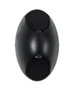 GloboStar® JEREMY 60532 Φωτιστικό Τοίχου – Απλίκα Αρχιτεκτονικού Φωτισμού Εσωτερικού/Εξωτερικού Χώρου Up & Down LED 10W 1000lm 60° AC220-240V Αδιάβροχο IP65 – Σώμα Αλουμινίου & Tempered Glass – Μ16 x Π10 x Υ7cm – Θερμό Λευκό 2700K – Μαύρο – Bridgelux Chip – 5 Years Warranty