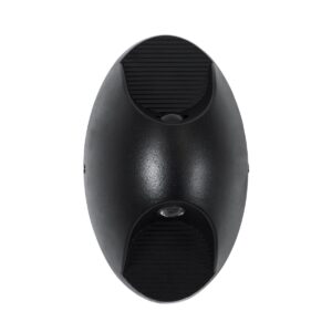 GloboStar® JEREMY 60532 Φωτιστικό Τοίχου – Απλίκα Αρχιτεκτονικού Φωτισμού Εσωτερικού/Εξωτερικού Χώρου Up & Down LED 10W 1000lm 60° AC220-240V Αδιάβροχο IP65 – Σώμα Αλουμινίου & Tempered Glass – Μ16 x Π10 x Υ7cm – Θερμό Λευκό 2700K – Μαύρο – Bridgelux Chip – 5 Years Warranty