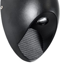 GloboStar® JEREMY 60532 Φωτιστικό Τοίχου – Απλίκα Αρχιτεκτονικού Φωτισμού Εσωτερικού/Εξωτερικού Χώρου Up & Down LED 10W 1000lm 60° AC220-240V Αδιάβροχο IP65 – Σώμα Αλουμινίου & Tempered Glass – Μ16 x Π10 x Υ7cm – Θερμό Λευκό 2700K – Μαύρο – Bridgelux Chip – 5 Years Warranty