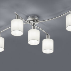Φωτιστικό Οροφής Trio Lighting   E14 Νίκελ Ματ Μεταλλικό    605400501