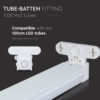 Βάση στήριξης 2xT8 1200mm V-TAC – 6055