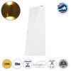 GloboStar® TRIANDE 60551 Φωτιστικό Τοίχου – Απλίκα Αρχιτεκτονικού Φωτισμού Εσωτερικού/Εξωτερικού Χώρου Up & Down LED 10W 1150lm 5° & 60° AC 220-240V Αδιάβροχο IP65 Μ8.5 x Π8.5 x Υ20cm – Θερμό Λευκό 2700K – Λευκό – Bridgelux Chip – 3 Χρόνια Εγγύηση