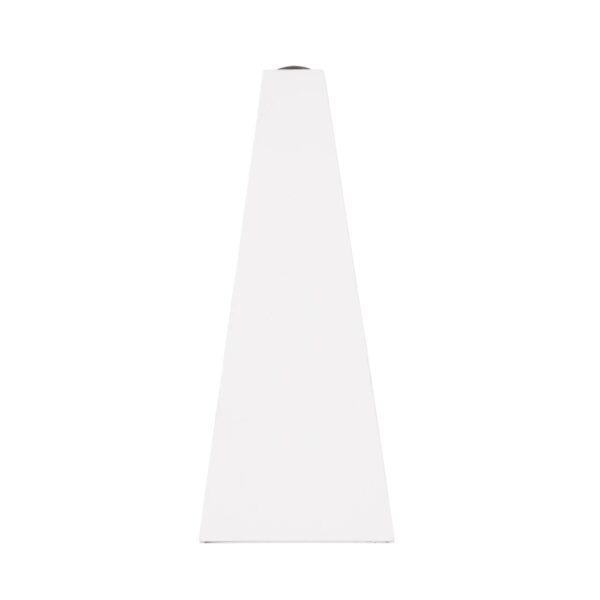 GloboStar® TRIANDE 60554 Φωτιστικό Τοίχου – Απλίκα Αρχιτεκτονικού Φωτισμού Εσωτερικού/Εξωτερικού Χώρου Up & Down LED 10W 1200lm 5° & 60° AC 220-240V IP65 Μ8.5 x Π8.5 x Υ20cm – Φυσικό Λευκό 4500K – Λευκό Αλουμίνιο – Bridgelux Chip – 3 Χρόνια Εγγύηση