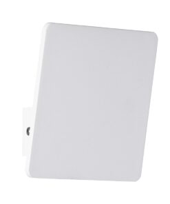 GloboStar® CUADRADO 60569 Φωτιστικό Τοίχου – Απλίκα Αρχιτεκτονικού Φωτισμού Εσωτερικού/Εξωτερικού Χώρου Up or Down LED 10W 1000lm 60° AC220-240V Αδιάβροχο IP65 – Σώμα Αλουμινίου & Tempered Glass – Μ14 x Π14 x Υ4.5cm – Θερμό Λευκό 2700K – Λευκό – Bridgelux Chip – 5 Years Warranty