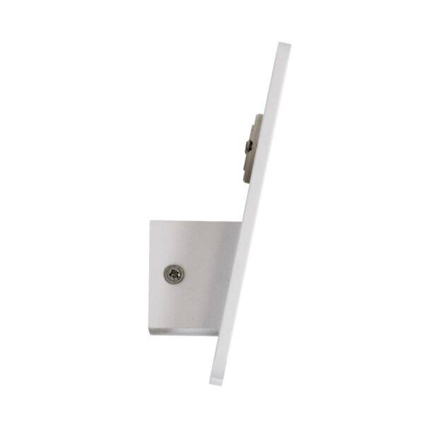 GloboStar® CUADRADO 60569 Φωτιστικό Τοίχου – Απλίκα Αρχιτεκτονικού Φωτισμού Εσωτερικού/Εξωτερικού Χώρου Up or Down LED 10W 1000lm 60° AC220-240V Αδιάβροχο IP65 – Σώμα Αλουμινίου & Tempered Glass – Μ14 x Π14 x Υ4.5cm – Θερμό Λευκό 2700K – Λευκό – Bridgelux Chip – 5 Years Warranty