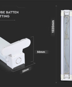 Βάση στήριξης 2xT8 1500mm V-TAC – 6057