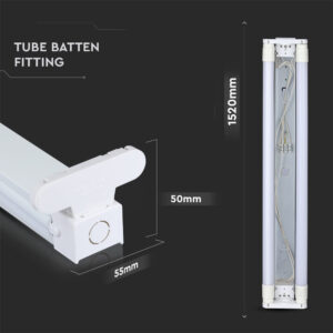 Βάση στήριξης 2xT8 1500mm V-TAC – 6057