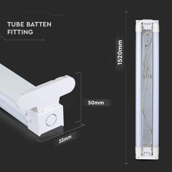 Βάση στήριξης 2xT8 1500mm V-TAC – 6057
