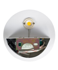 GloboStar® REDONDO 60572 Φωτιστικό Τοίχου – Απλίκα Αρχιτεκτονικού Φωτισμού Εσωτερικού/Εξωτερικού Χώρου Up or Down LED 10W 1000lm 60° AC220-240V Αδιάβροχο IP65 – Σώμα Αλουμινίου & Tempered Glass – Μ14 x Π14 x Υ4.5cm – Θερμό Λευκό 2700K – Λευκό – Bridgelux Chip – 5 Years Warranty