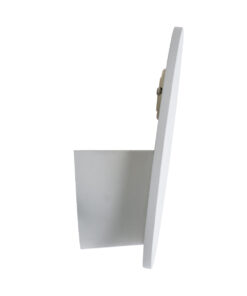 GloboStar® REDONDO 60572 Φωτιστικό Τοίχου – Απλίκα Αρχιτεκτονικού Φωτισμού Εσωτερικού/Εξωτερικού Χώρου Up or Down LED 10W 1000lm 60° AC220-240V Αδιάβροχο IP65 – Σώμα Αλουμινίου & Tempered Glass – Μ14 x Π14 x Υ4.5cm – Θερμό Λευκό 2700K – Λευκό – Bridgelux Chip – 5 Years Warranty