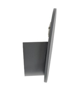 GloboStar® REDONDO 60573 Φωτιστικό Τοίχου – Απλίκα Αρχιτεκτονικού Φωτισμού Εσωτερικού/Εξωτερικού Χώρου Up or Down LED 10W 1000lm 60° AC220-240V Αδιάβροχο IP65 – Σώμα Αλουμινίου & Tempered Glass – Μ14 x Π14 x Υ4.5cm – Θερμό Λευκό 2700K – Γκρι Ανθρακί – Bridgelux Chip – 5 Years Warranty