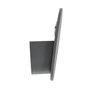 GloboStar® REDONDO 60573 Φωτιστικό Τοίχου – Απλίκα Αρχιτεκτονικού Φωτισμού Εσωτερικού/Εξωτερικού Χώρου Up or Down LED 10W 1000lm 60° AC220-240V Αδιάβροχο IP65 – Σώμα Αλουμινίου & Tempered Glass – Μ14 x Π14 x Υ4.5cm – Θερμό Λευκό 2700K – Γκρι Ανθρακί – Bridgelux Chip – 5 Years Warranty