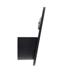 GloboStar® REDONDO 60574 Φωτιστικό Τοίχου – Απλίκα Αρχιτεκτονικού Φωτισμού Εσωτερικού/Εξωτερικού Χώρου Up or Down LED 10W 1000lm 60° AC220-240V Αδιάβροχο IP65 – Σώμα Αλουμινίου & Tempered Glass – Μ14 x Π14 x Υ4.5cm – Θερμό Λευκό 2700K – Μαύρο – Bridgelux Chip – 5 Years Warranty