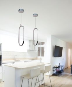 InLight Κρεμαστό φωτιστικό LED 14W 3000K σε χρώμιο απόχρωση D:17cm (6059-CH)