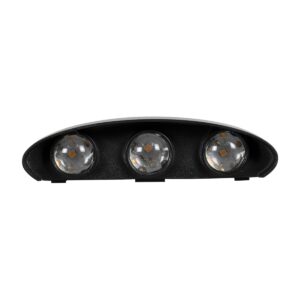 GloboStar® SIXOAD 60586 Φωτιστικό Τοίχου – Απλίκα Αρχιτεκτονικού Φωτισμού Εσωτερικού/Εξωτερικού Χώρου Up & Down LED 18W 2160lm 30° AC 220-240V Αδιάβροχο IP65 Μ17 x Π4 x Υ8cm – Θερμό Λευκό 2700K – Μαύρο – Bridgelux Chip – 3 Years Warranty