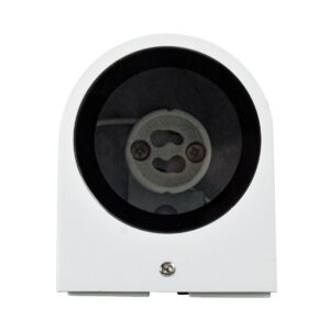 GloboStar® MURANO 60605 Φωτιστικό Τοίχου – Απλίκα Αρχιτεκτονικού Φωτισμού Εξωτερικού Χώρου Up or Down Αλουμινίου με Ντουί 1 x GU10 AC 220-240V Αδιάβροχο IP65 Μ8 x Π8 x Υ7cm – Λευκό – 5 Years Warranty