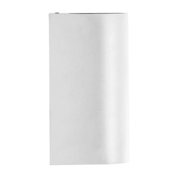 GloboStar® MURANO 60608 Φωτιστικό Τοίχου – Απλίκα Αρχιτεκτονικού Φωτισμού Εξωτερικού Χώρου Up & Down Αλουμινίου με Ντουί 2 x GU10 AC 220-240V Αδιάβροχο IP65 L15 x W8 x H6.8cm – Λευκό – 5 Years Warranty
