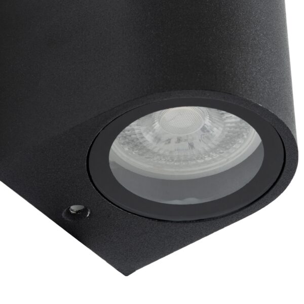 GloboStar® MURANO 60610 Φωτιστικό Τοίχου – Απλίκα Αρχιτεκτονικού Φωτισμού Εξωτερικού Χώρου Up & Down Αλουμινίου με Ντουί 2 x GU10 AC 220-240V Αδιάβροχο IP65 L15 x W8 x H6.8cm – Λευκό – 5 Years Warranty