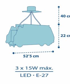 Firetruck κρεμαστό τρίφωτο οροφής Ango – 60610