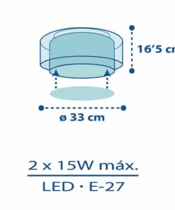 Police πλαφονιέρα οροφής Ango – 60616