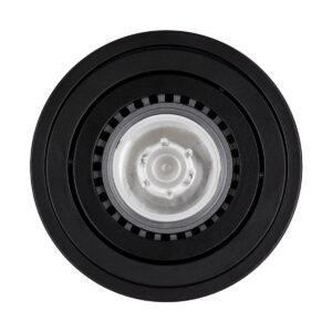 GloboStar® AKIRA 60617 Επιφανειακό Κινούμενο Στρόγγυλο Φωτιστικό Σποτ Αλουμινίου με Ντουί GU10 AC 220-240V IP44 Φ8 x Υ10cm – Μαύρο – 5 Years Warranty