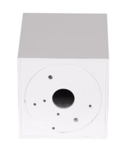 GloboStar® AKIRA 60622 Επιφανειακό Κινούμενο Τετράγωνο Φωτιστικό Σποτ Αλουμινίου με Ντουί GU10 AC 220-240V IP44 Μ8 x Π8 x Υ10cm – Λευκό – 5 Years Warranty