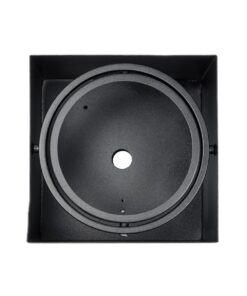 GloboStar® MAGMA 60626 Μοντέρνο Φωτιστικό Οροφής Σποτ Μονόφωτο 1 x GU10 IP20 Μαύρο Αλουμίνιο – Μ15 x Π15 x Υ13cm