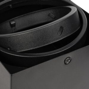 GloboStar® MAGMA 60626 Μοντέρνο Φωτιστικό Οροφής Σποτ Μονόφωτο 1 x GU10 IP20 Μαύρο Αλουμίνιο – Μ15 x Π15 x Υ13cm