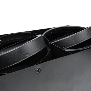 GloboStar® MAGMA 60627 Μοντέρνο Φωτιστικό Οροφής Σποτ Δίφωτο 2 x GU10 IP20 Μαύρο Αλουμίνιο – Μ30 x Π15 x Υ13cm