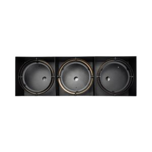 GloboStar® MAGMA 60628 Μοντέρνο Φωτιστικό Οροφής Σποτ Τρίφωτο 3 x GU10 IP20 Μαύρο Αλουμίνιο – Μ45 x Π15 x Υ13cm