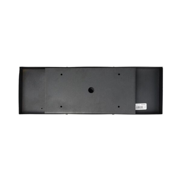 GloboStar® MAGMA 60628 Μοντέρνο Φωτιστικό Οροφής Σποτ Τρίφωτο 3 x GU10 IP20 Μαύρο Αλουμίνιο – Μ45 x Π15 x Υ13cm