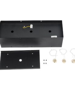 GloboStar® MAGMA 60628 Μοντέρνο Φωτιστικό Οροφής Σποτ Τρίφωτο 3 x GU10 IP20 Μαύρο Αλουμίνιο – Μ45 x Π15 x Υ13cm