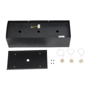 GloboStar® MAGMA 60628 Μοντέρνο Φωτιστικό Οροφής Σποτ Τρίφωτο 3 x GU10 IP20 Μαύρο Αλουμίνιο – Μ45 x Π15 x Υ13cm