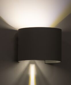 GloboStar® AXIS-R 60638 Φωτιστικό Τοίχου – Απλίκα Αρχιτεκτονικού Φωτισμού Εσωτερικού/Εξωτερικού Χώρου Up & Down LED 10W 1200lm 10 έως 60° AC 220-240V Αδιάβροχο IP65 Μ10 x Π10 x Υ10cm – Φυσικό Λευκό 4500K – Λευκό – Bridgelux Chip – 3 Years Warranty