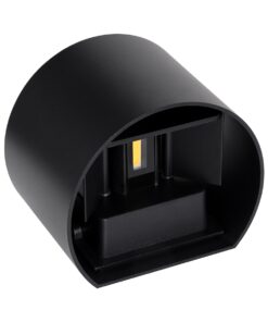 GloboStar® AXIS-R 60640 Φωτιστικό Τοίχου – Απλίκα Αρχιτεκτονικού Φωτισμού Εσωτερικού/Εξωτερικού Χώρου Up & Down LED 10W 1200lm 10 έως 60° AC 220-240V Αδιάβροχο IP65 Μ10 x Π10 x Υ10cm – Φυσικό Λευκό 4500K – Μαύρο – Bridgelux Chip – 3 Years Warranty