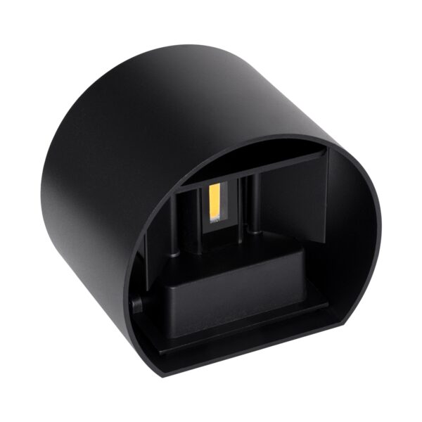 GloboStar® AXIS-R 60640 Φωτιστικό Τοίχου – Απλίκα Αρχιτεκτονικού Φωτισμού Εσωτερικού/Εξωτερικού Χώρου Up & Down LED 10W 1200lm 10 έως 60° AC 220-240V Αδιάβροχο IP65 Μ10 x Π10 x Υ10cm – Φυσικό Λευκό 4500K – Μαύρο – Bridgelux Chip – 3 Years Warranty