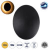 GloboStar® HELIO-R 60660 Φωτιστικό Τοίχου – Απλίκα Αρχιτεκτονικού Φωτισμού Εσωτερικού/Εξωτερικού Χώρου LED 10W 1150lm 120° x 360° AC 220-240V Αδιάβροχο IP65 Φ21 x Π5cm – Θερμό Λευκό 2700K – Μαύρο – Στρόγγυλο – Bridgelux Chip – 3 Years Warranty