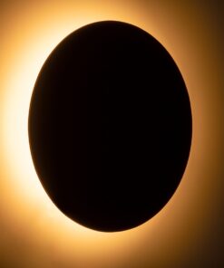 GloboStar® HELIO-R 60660 Φωτιστικό Τοίχου – Απλίκα Αρχιτεκτονικού Φωτισμού Εσωτερικού/Εξωτερικού Χώρου LED 10W 1150lm 120° x 360° AC 220-240V Αδιάβροχο IP65 Φ21 x Π5cm – Θερμό Λευκό 2700K – Μαύρο – Στρόγγυλο – Bridgelux Chip – 3 Years Warranty