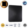 GloboStar® HELIO-S 60663 Φωτιστικό Τοίχου – Απλίκα Αρχιτεκτονικού Φωτισμού Εσωτερικού/Εξωτερικού Χώρου LED 10W 1150lm 120° x 360° AC 220-240V Αδιάβροχο IP65 Μ21 x Π5 x Υ21cm – Θερμό Λευκό 2700K – Μαύρο – Τετράγωνο – Bridgelux Chip – 3 Years Warranty
