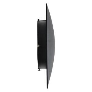 GloboStar® HELIO-S 60664 Φωτιστικό Τοίχου – Απλίκα Αρχιτεκτονικού Φωτισμού Εσωτερικού/Εξωτερικού Χώρου LED 12W 1380lm 120° x 360° AC 220-240V Αδιάβροχο IP65 Μ26 x Π5 x Υ26cm – Θερμό Λευκό 2700K – Μαύρο – Τετράγωνο – Bridgelux Chip – 3 Years Warranty