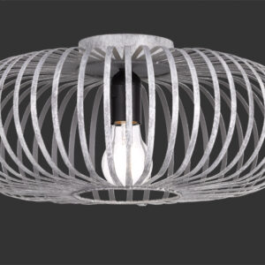 Φωτιστικό Οροφής Trio Lighting   E27 antique Γκρι Μεταλλικό    606900161