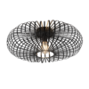 Φωτιστικό Οροφής Trio Lighting E27   Μαύρο Ματ Μεταλλικό    – 606905032