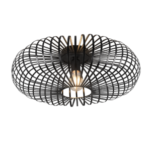 Φωτιστικό Οροφής Trio Lighting E27   Μαύρο Ματ Μεταλλικό    – 606905032