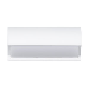 GLOBOSTAR® HORIZON 60691 Φωτιστικό Τοίχου – Απλίκα Εσωτερικού/Εξωτερικού Χώρου LED 15W 1575lm 120° AC175-265V Αδιάβροχο IP65 – Πλαστικό Σώμα – Φυσικό λευκό 4500K – Μ23.5 x Π11 x Υ10cm – Λευκό – Bridgelux Chip – 3 Χρόνια Εγγύηση