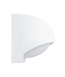 GLOBOSTAR® HORIZON 60691 Φωτιστικό Τοίχου – Απλίκα Εσωτερικού/Εξωτερικού Χώρου LED 15W 1575lm 120° AC175-265V Αδιάβροχο IP65 – Πλαστικό Σώμα – Φυσικό λευκό 4500K – Μ23.5 x Π11 x Υ10cm – Λευκό – Bridgelux Chip – 3 Χρόνια Εγγύηση