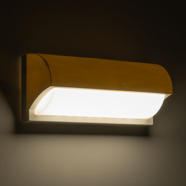 GLOBOSTAR® HORIZON 60691 Φωτιστικό Τοίχου – Απλίκα Εσωτερικού/Εξωτερικού Χώρου LED 15W 1575lm 120° AC175-265V Αδιάβροχο IP65 – Πλαστικό Σώμα – Φυσικό λευκό 4500K – Μ23.5 x Π11 x Υ10cm – Λευκό – Bridgelux Chip – 3 Χρόνια Εγγύηση