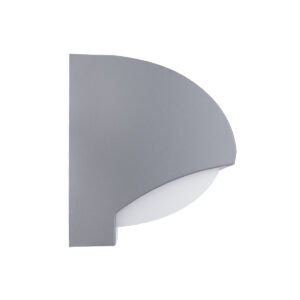 GLOBOSTAR® HORIZON 60692 Φωτιστικό Τοίχου – Απλίκα Εσωτερικού/Εξωτερικού Χώρου LED 15W 1575lm 120° AC175-265V Αδιάβροχο IP65 – Πλαστικό Σώμα – Φυσικό λευκό 4500K – Μ23.5 x Π11 x Υ10cm – Γκρι – Bridgelux Chip – 3 Χρόνια Εγγύηση