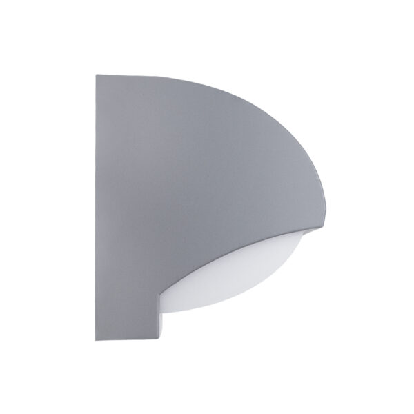 GLOBOSTAR® HORIZON 60692 Φωτιστικό Τοίχου – Απλίκα Εσωτερικού/Εξωτερικού Χώρου LED 15W 1575lm 120° AC175-265V Αδιάβροχο IP65 – Πλαστικό Σώμα – Φυσικό λευκό 4500K – Μ23.5 x Π11 x Υ10cm – Γκρι – Bridgelux Chip – 3 Χρόνια Εγγύηση