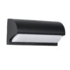 GLOBOSTAR® HORIZON 60693 Φωτιστικό Τοίχου – Απλίκα Εσωτερικού/Εξωτερικού Χώρου LED 15W 1575lm 120° AC175-265V Αδιάβροχο IP65 – Πλαστικό Σώμα – Φυσικό λευκό 4500K – Μ23.5 x Π11 x Υ10cm – Μαύρο – Bridgelux Chip – 3 Χρόνια Εγγύηση
